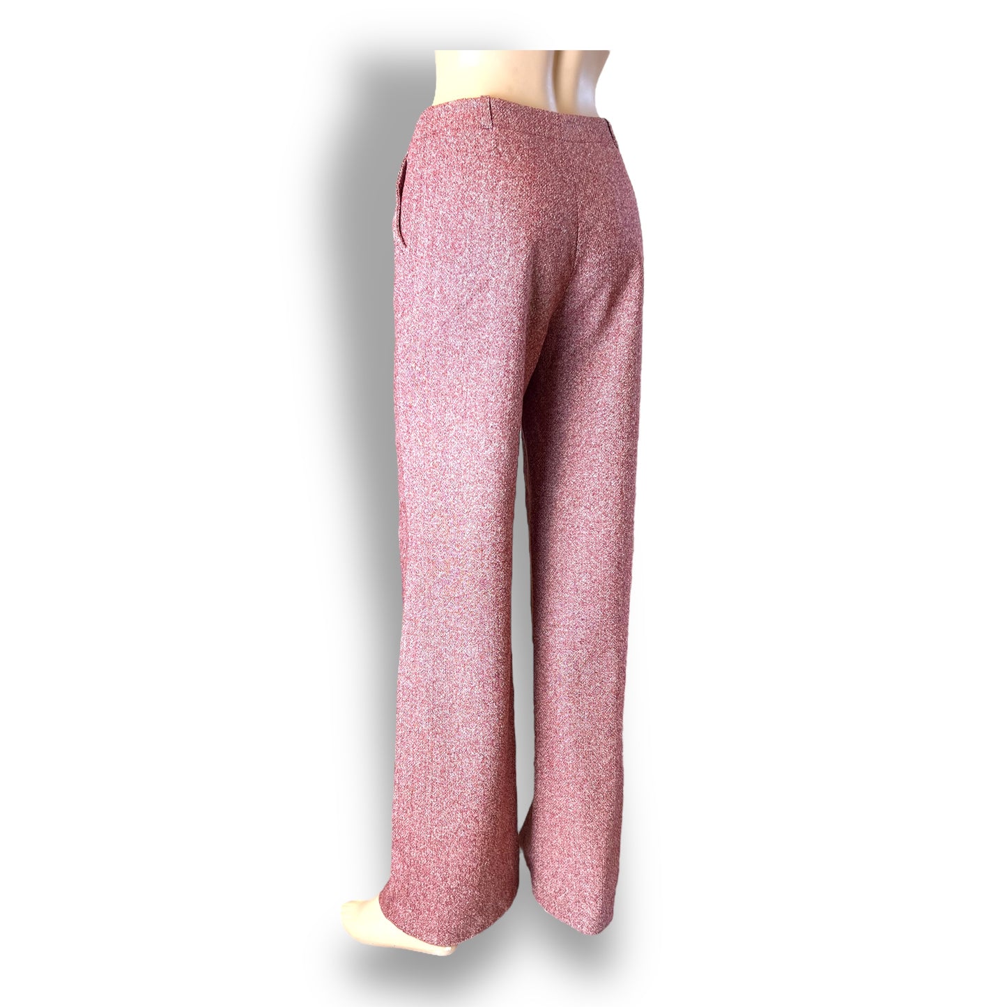 Kenzo Jungle Silk Blend Glitter Tweed Trousers