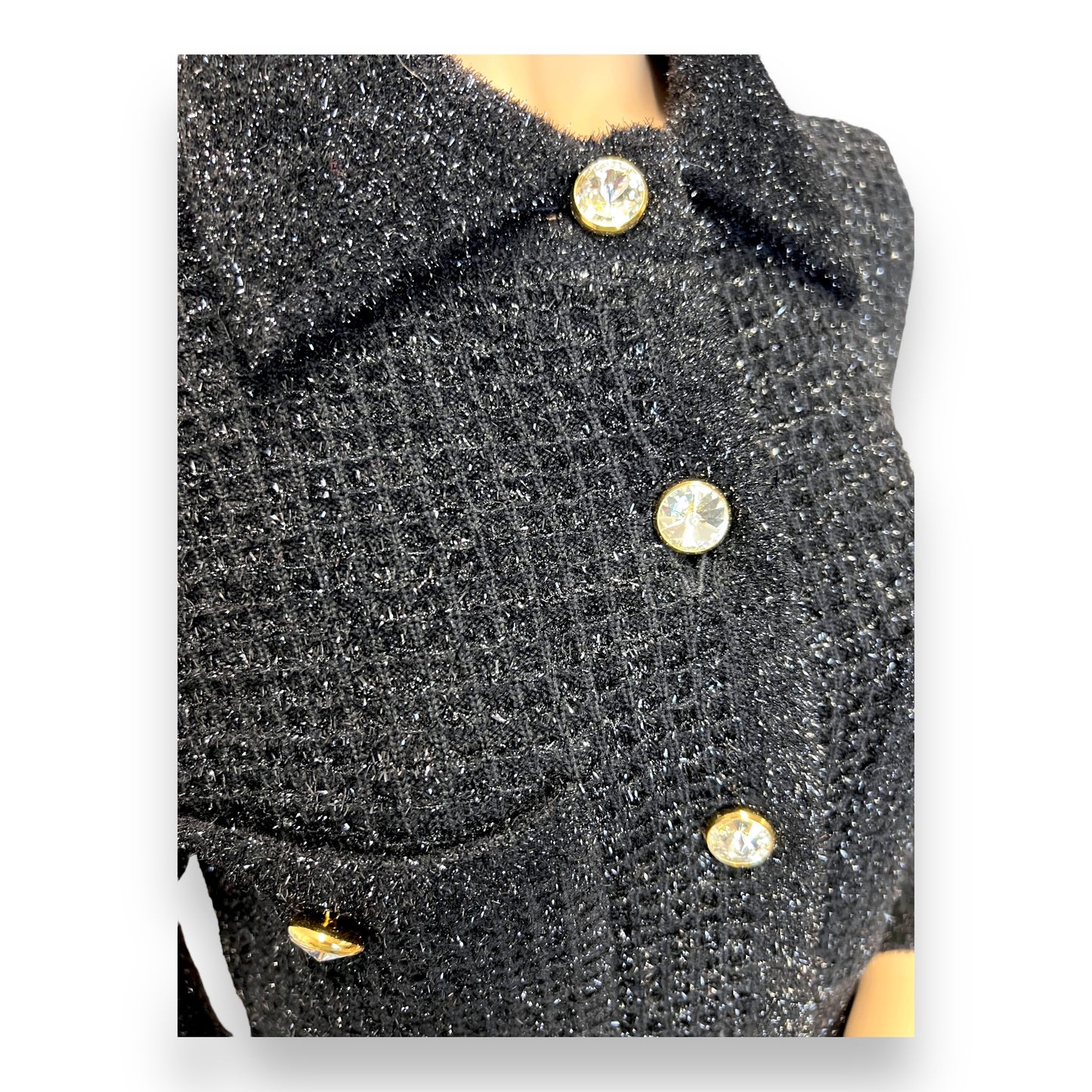 Escada Couture Glitter Cardi / Blazer 1980s