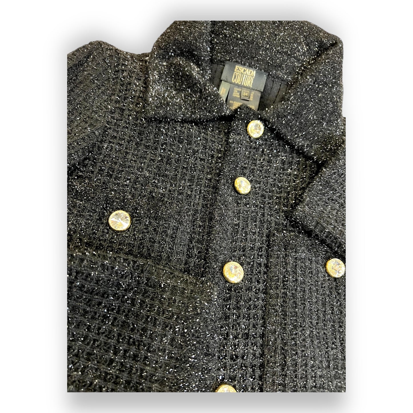 Escada Couture Glitter Cardi / Blazer 1980s
