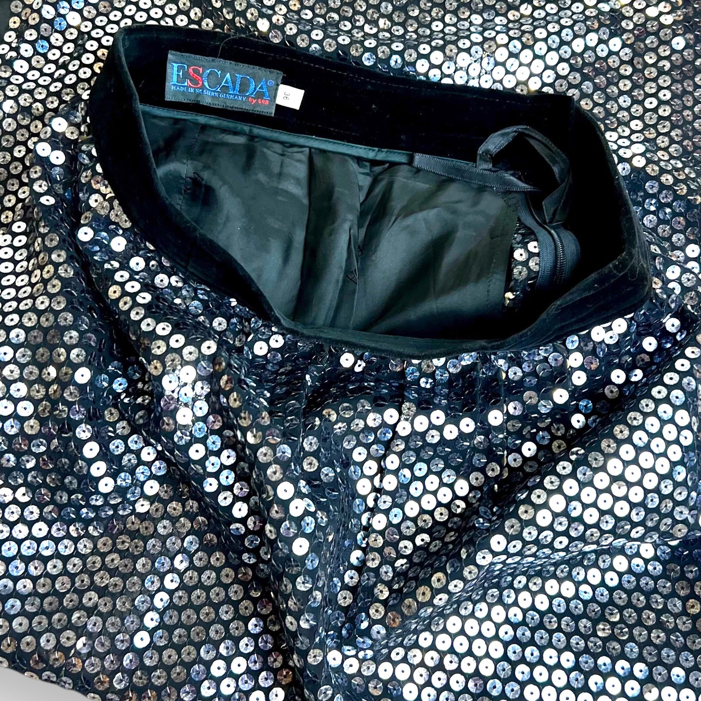 Escada Sequin Skirt 1980s