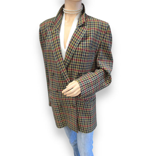 Basler Tweed Double-Breasted Blazer 1980s