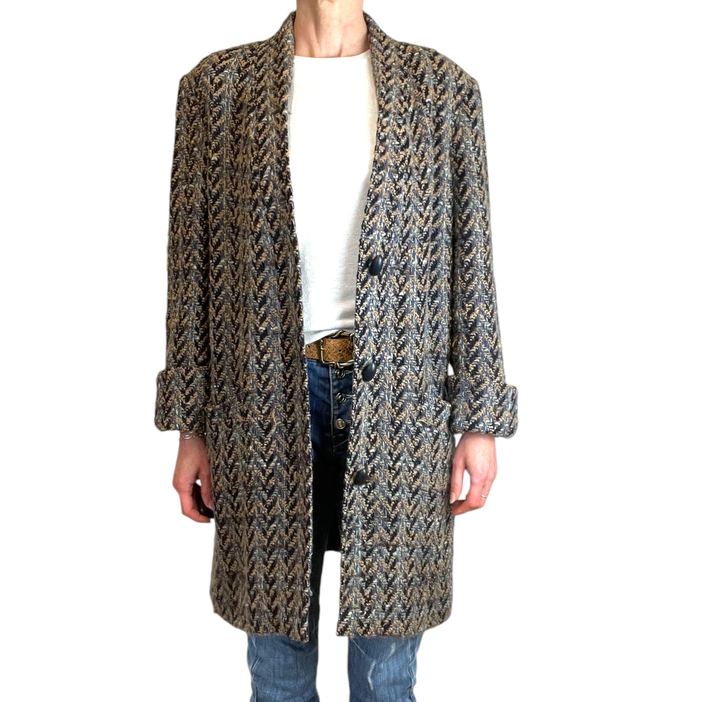 Jaeger Wool Coat / Jacket 1980s