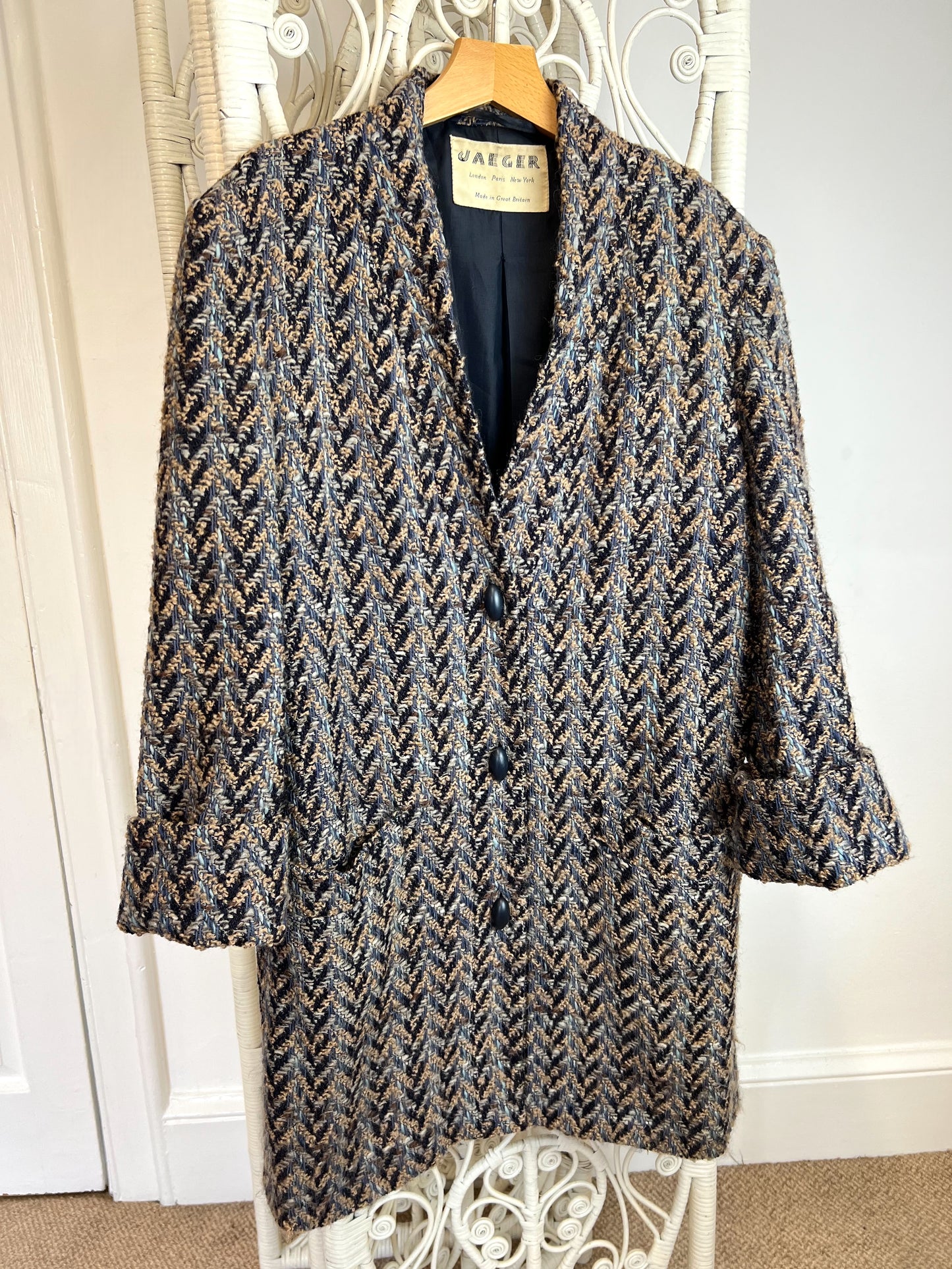Jaeger Wool Coat / Jacket 1980s