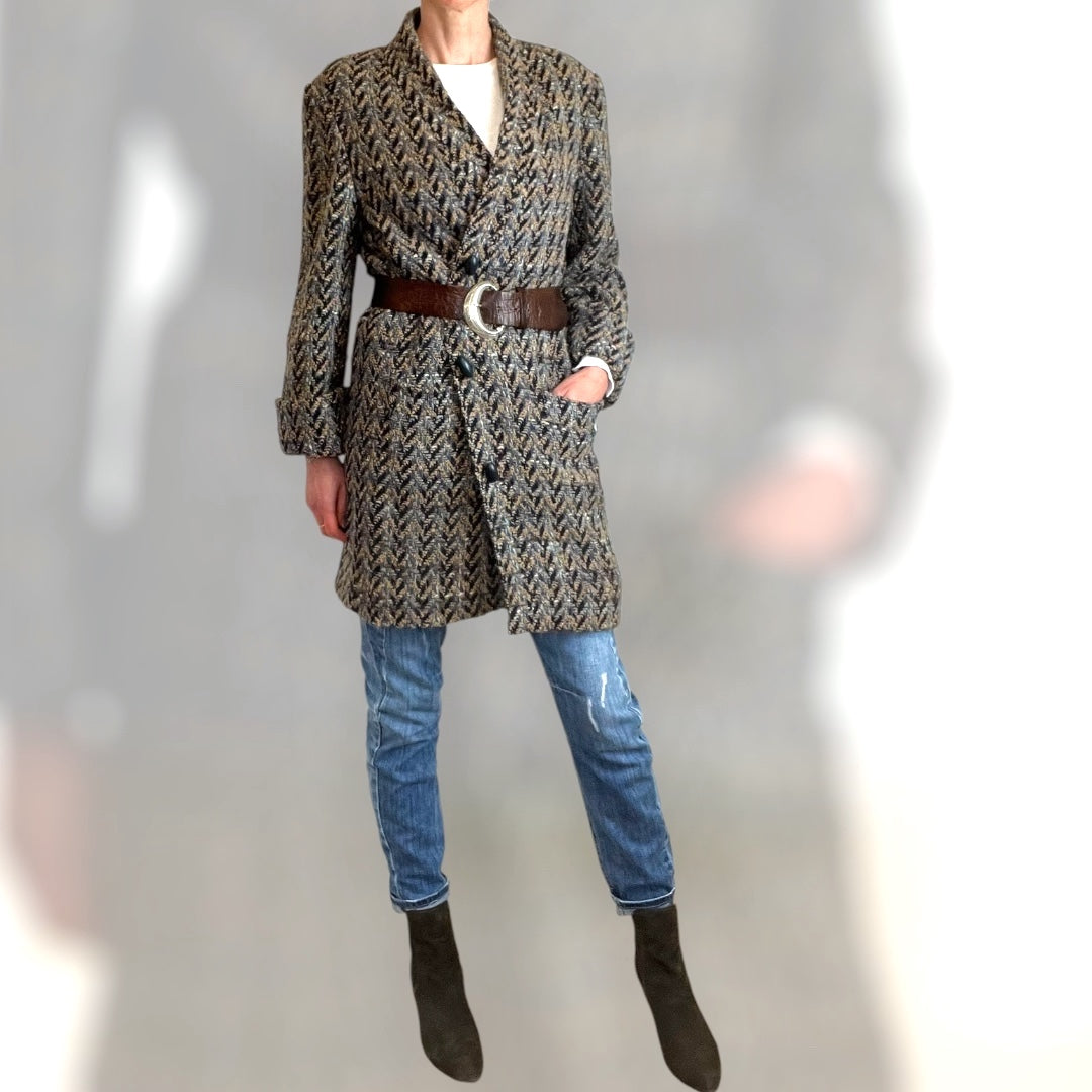 Jaeger Wool Coat / Jacket 1980s