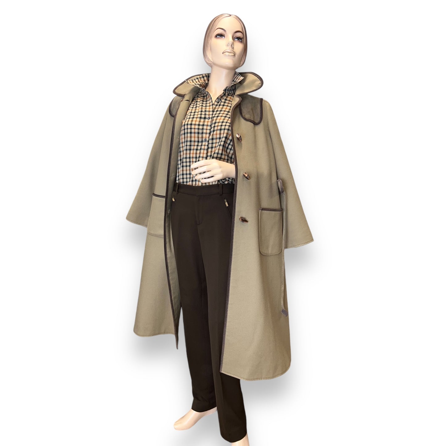 Ralph Lauren Brown Wool Trousers 1990s
