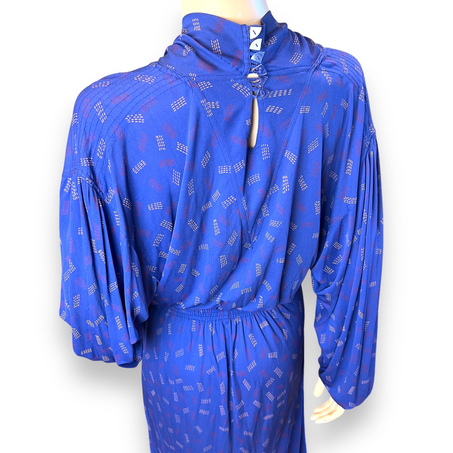 Jean Muir Batwing Dress 1980s back