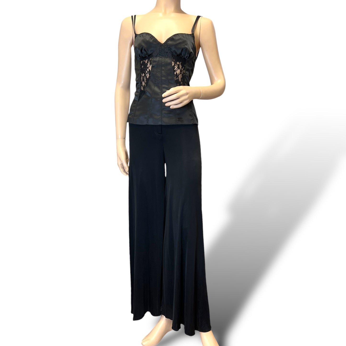 Dolce & Gabbana Black Evening Trousers 2000s