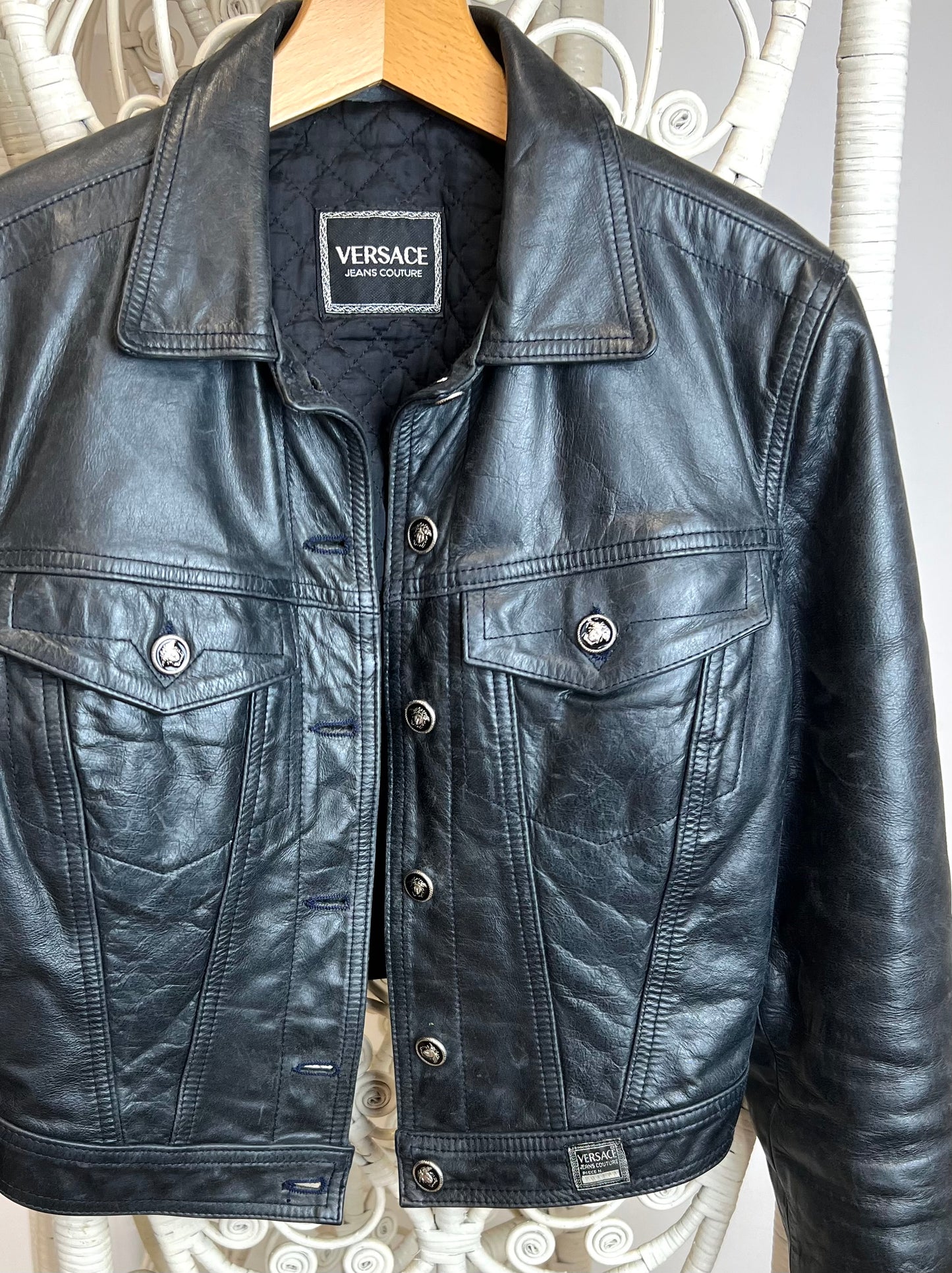 Versace Jeans Couture Biker Jacket 1990s