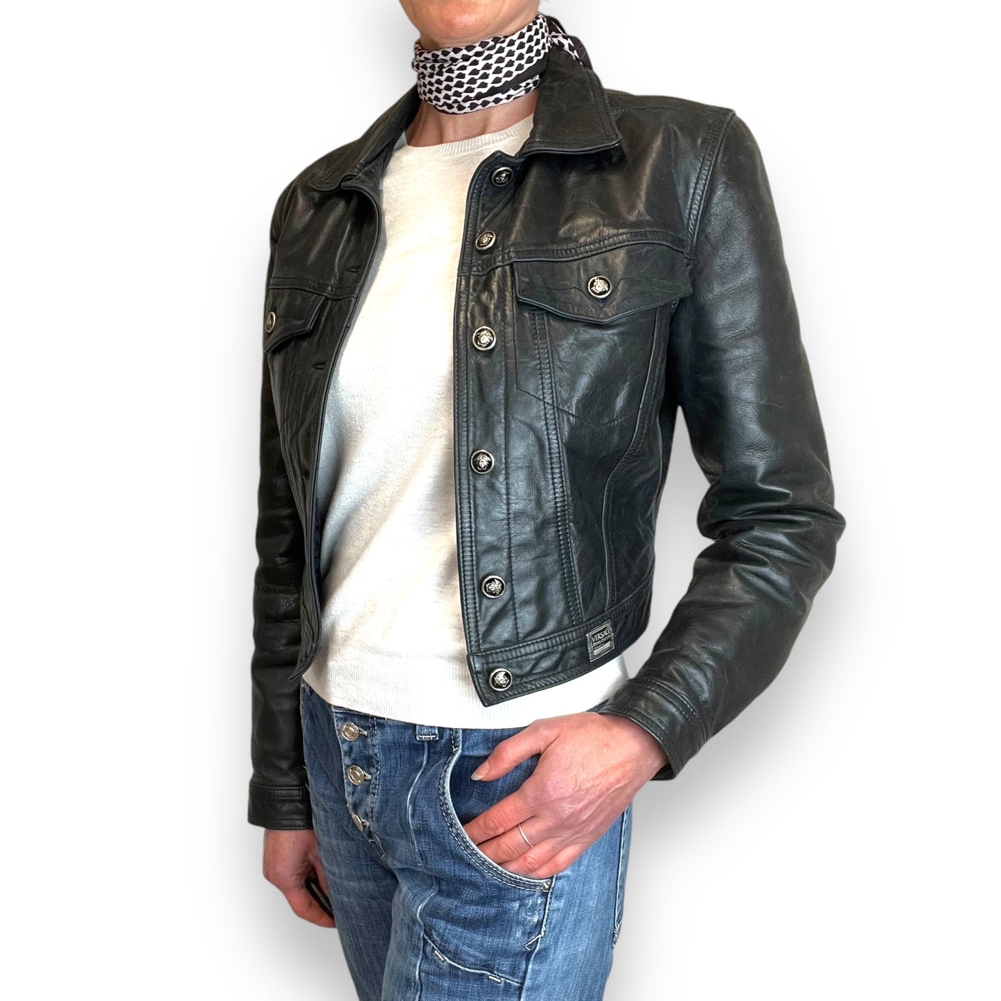 Versace Jeans Couture Biker Jacket 1990s
