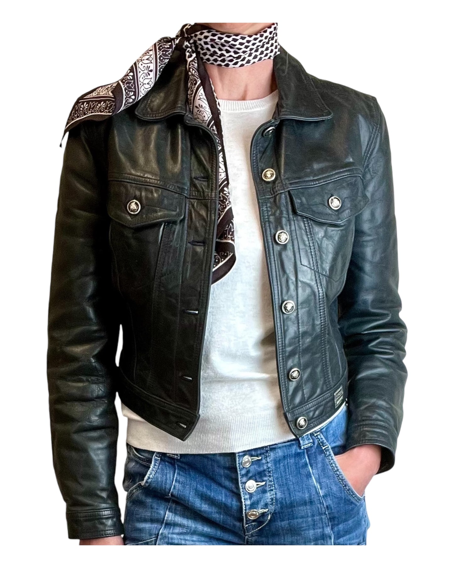 Versace Jeans Couture Biker Jacket 1990s