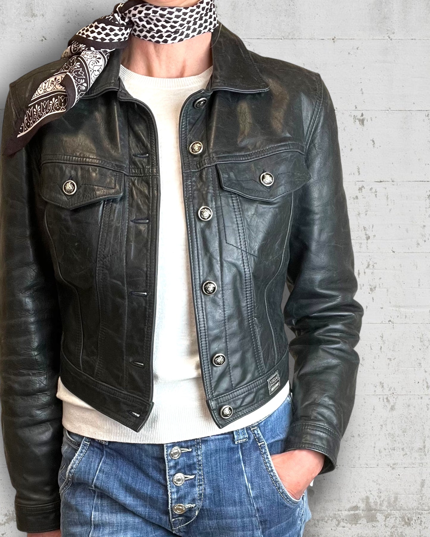 Versace Jeans Couture Biker Jacket 1990s