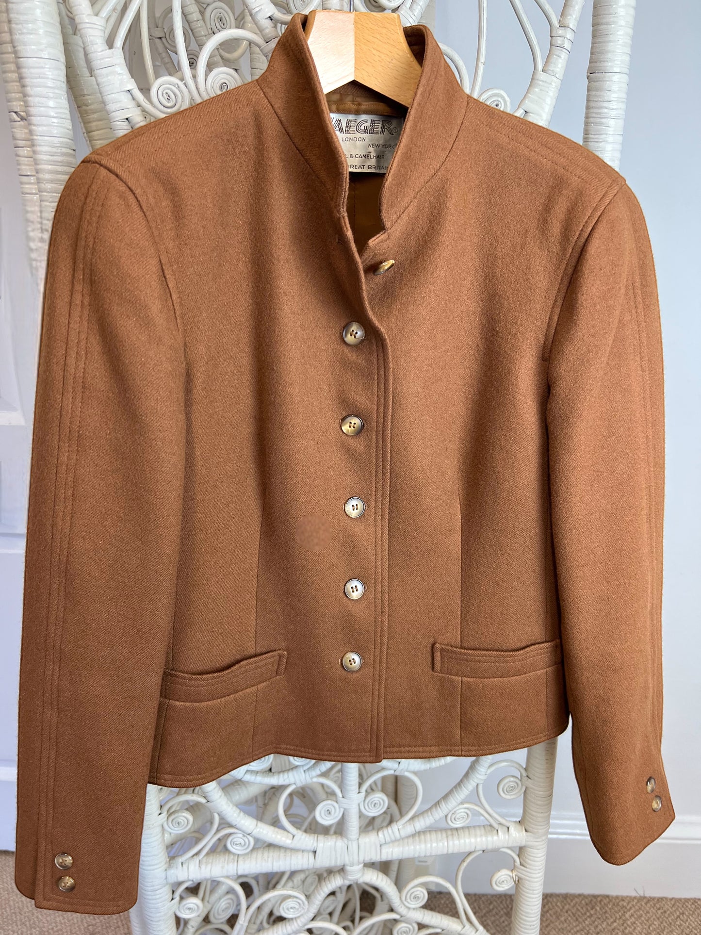 Jaeger Wool and Camelhair Jacket 1970s