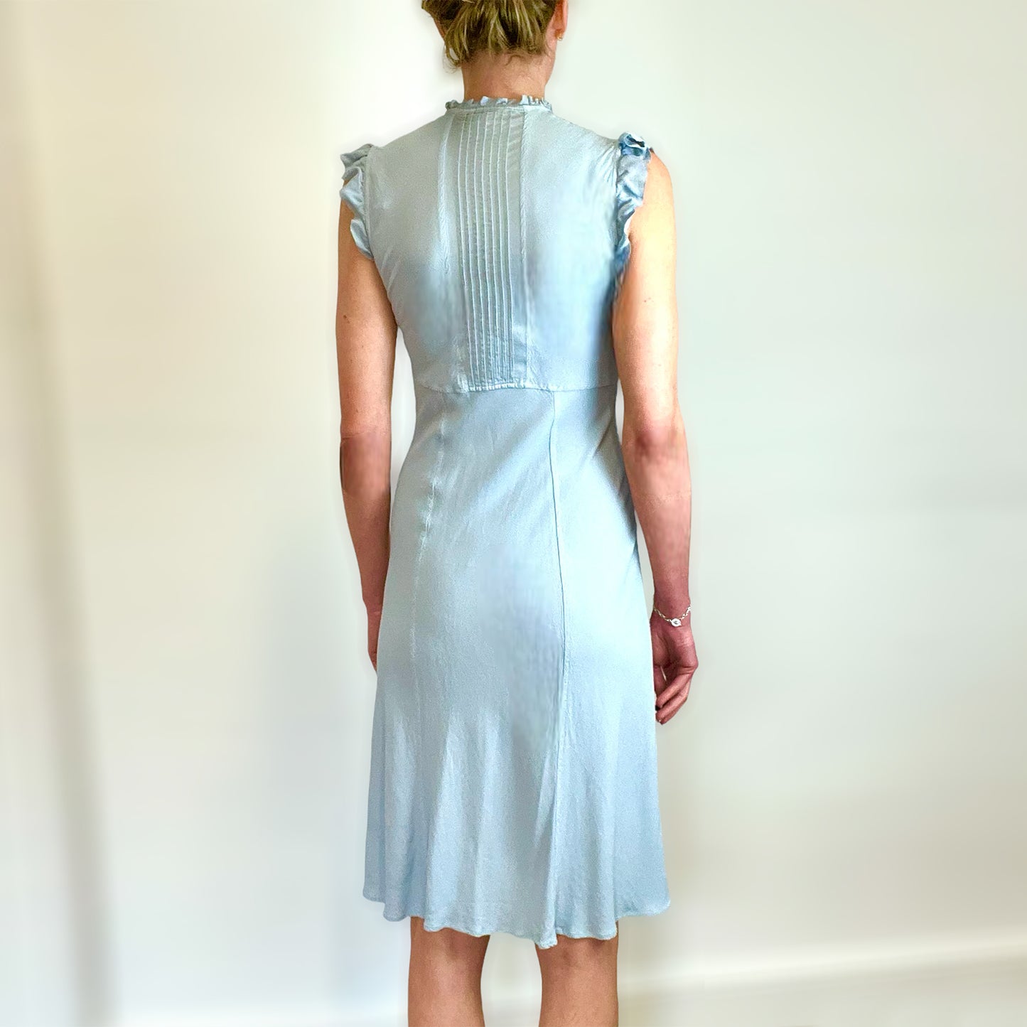 Ghost tea dress back