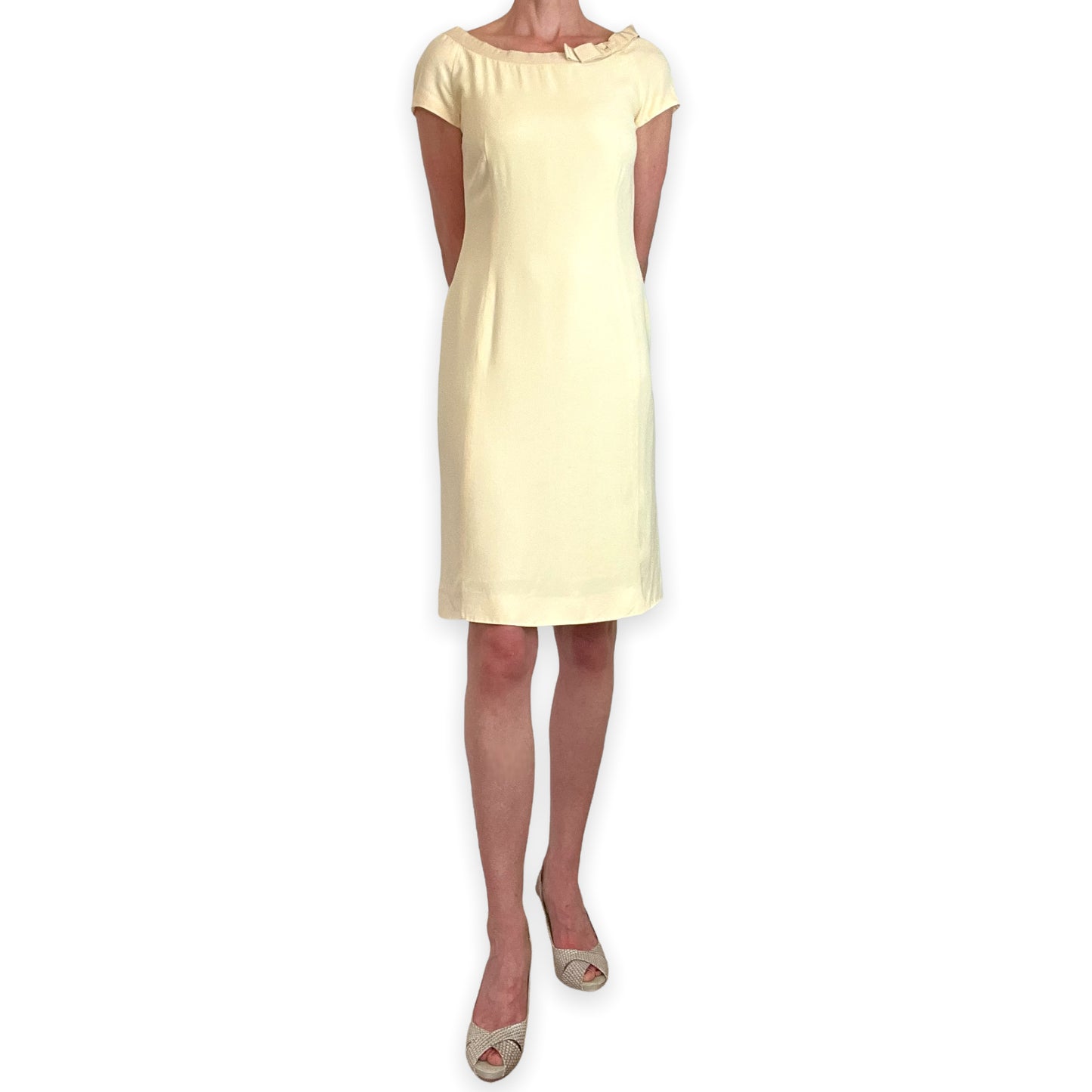 Moschino 90's buttermilk shift dress front