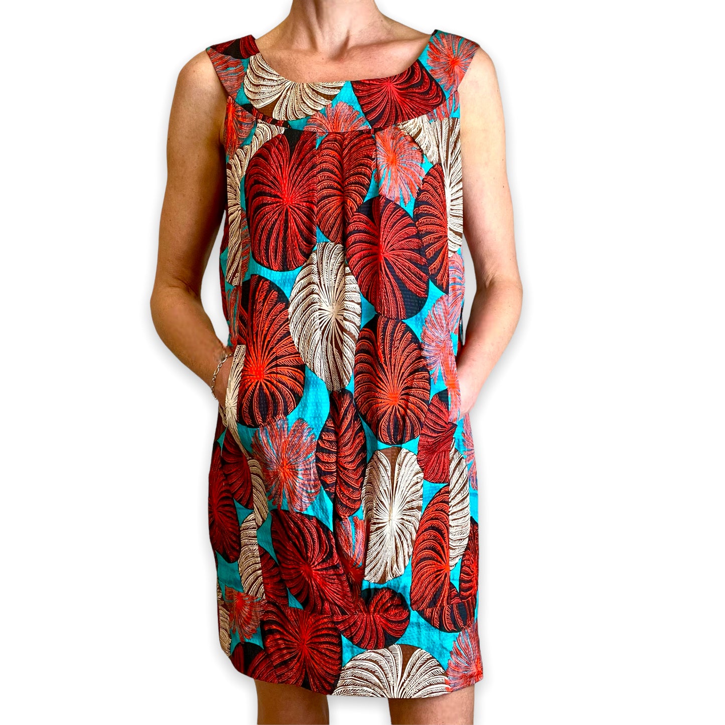 Diane Von Furstenberg tapered-hem silk dress front