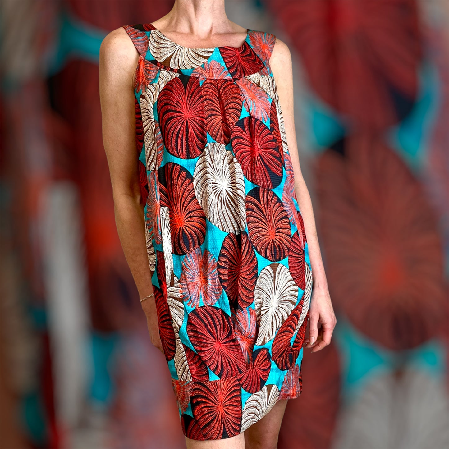 Diane Von Furstenberg tapered-hem silk dress