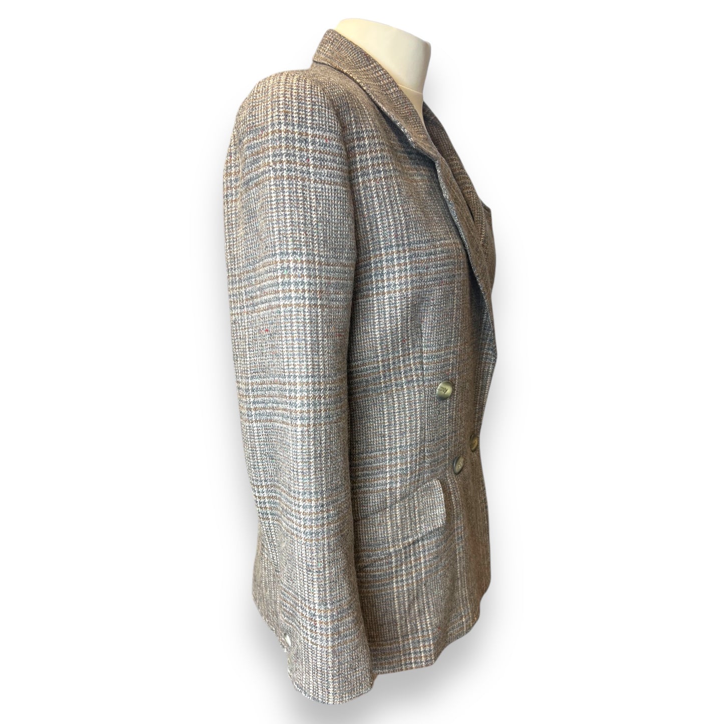 Jaeger Classic Tweed Blazer 1980s