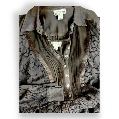 Ghost Chocolate Brown Dress 1990s