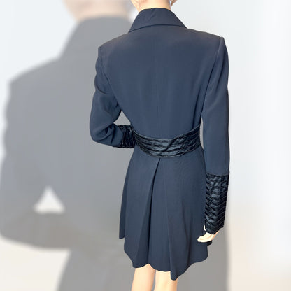 Temperley London Black Dress-Coat 2000s