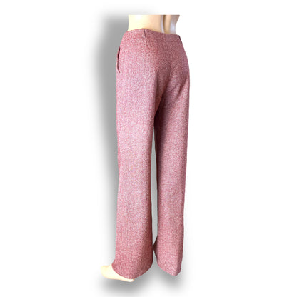 Kenzo Jungle Silk Blend Glitter Tweed Trousers