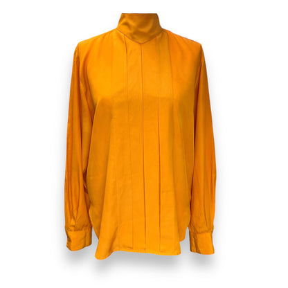 Christian Dior Mustard Blouse 1980s