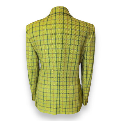 Laurel Checked Tweed Blazer 1990s