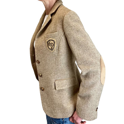 Gerard Darel Crested Blazer 90s