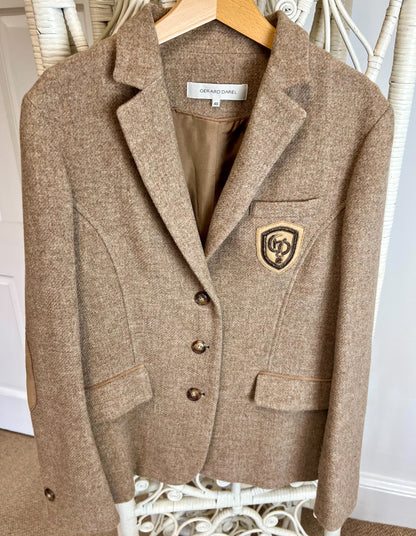 Gerard Darel Crested Blazer 90s