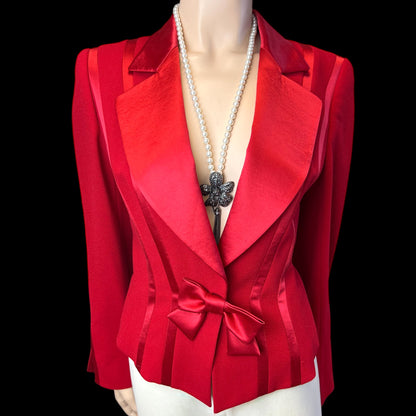 Escada Red Evening Jacket 1990s
