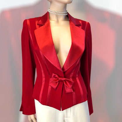 Escada Red Evening Jacket 1990s
