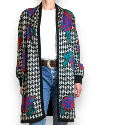 Jaeger Mohair Cardigan / Coat close up