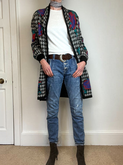 Jaeger Mohair Cardigan / Coat front open