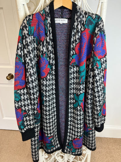 Jaeger Mohair Cardigan / Coat detail