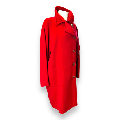 Jaeger Cashmere Red Coat 80s