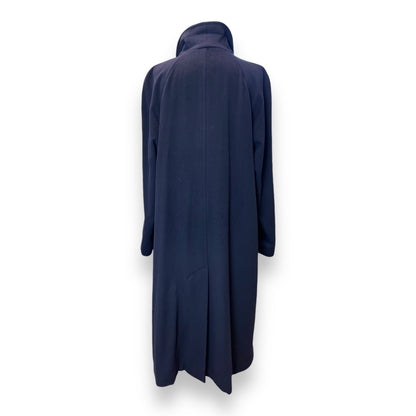 Jaeger Cashmere Navy Overcoat 90s