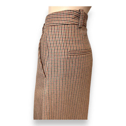 Checked Wool Culottes