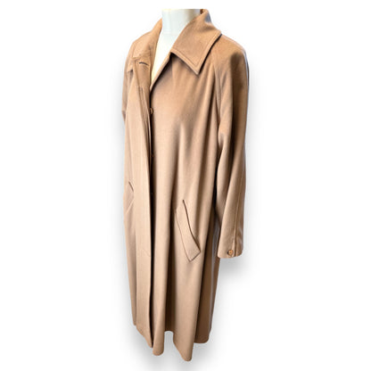 Jaeger Cashmere Camel Overcoat 90s