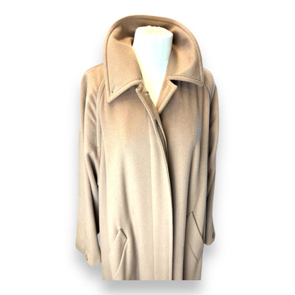 Jaeger Cashmere Camel Overcoat 90s