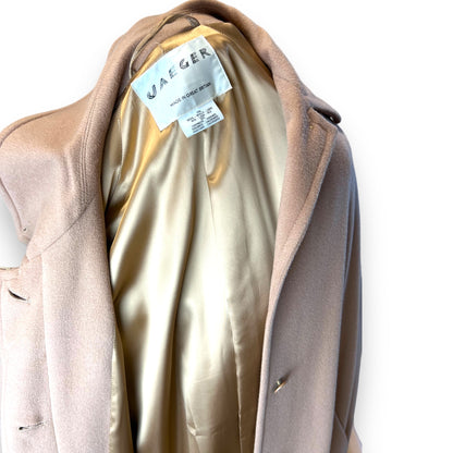 Jaeger Cashmere Camel Overcoat 90s