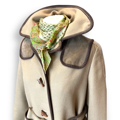Baccarat Wool / Suede Coat 1970s