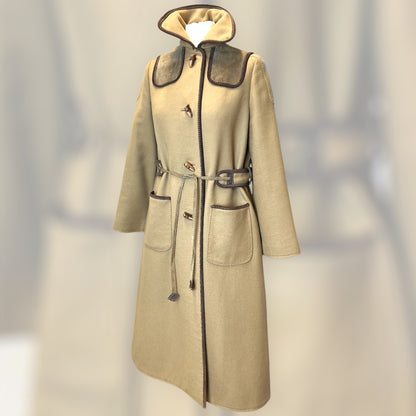 Baccarat Wool / Suede Coat 1970s