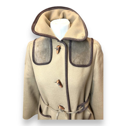 Baccarat Wool / Suede Coat 1970s