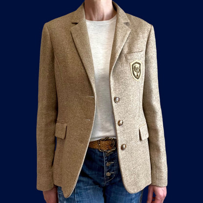 Gerard Darel Crested Blazer 90s