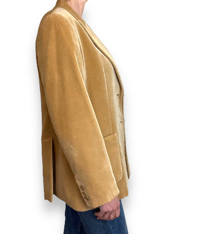 Max Mara Golden Velvet Blazer 1990s