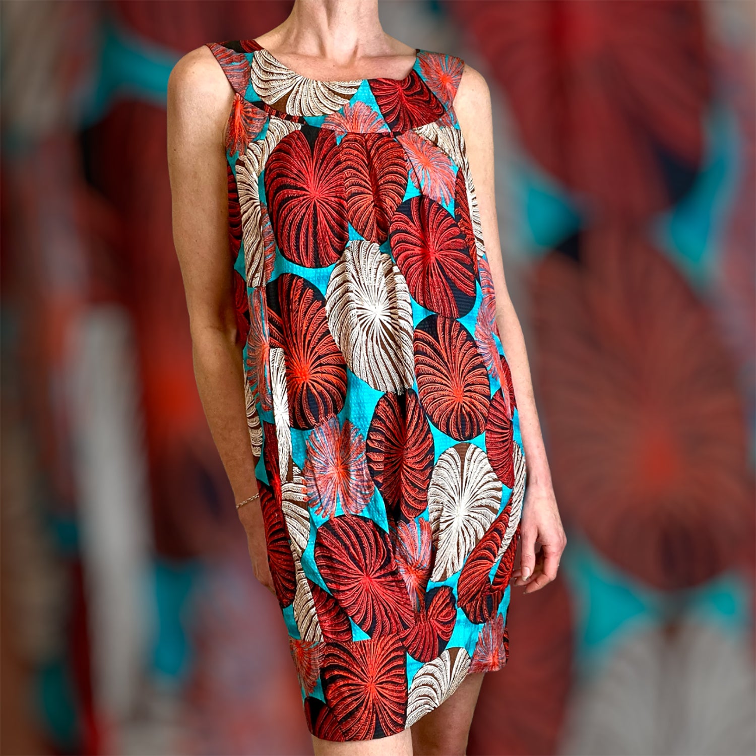 Diane Von Furstenberg tapered-hem silk dress